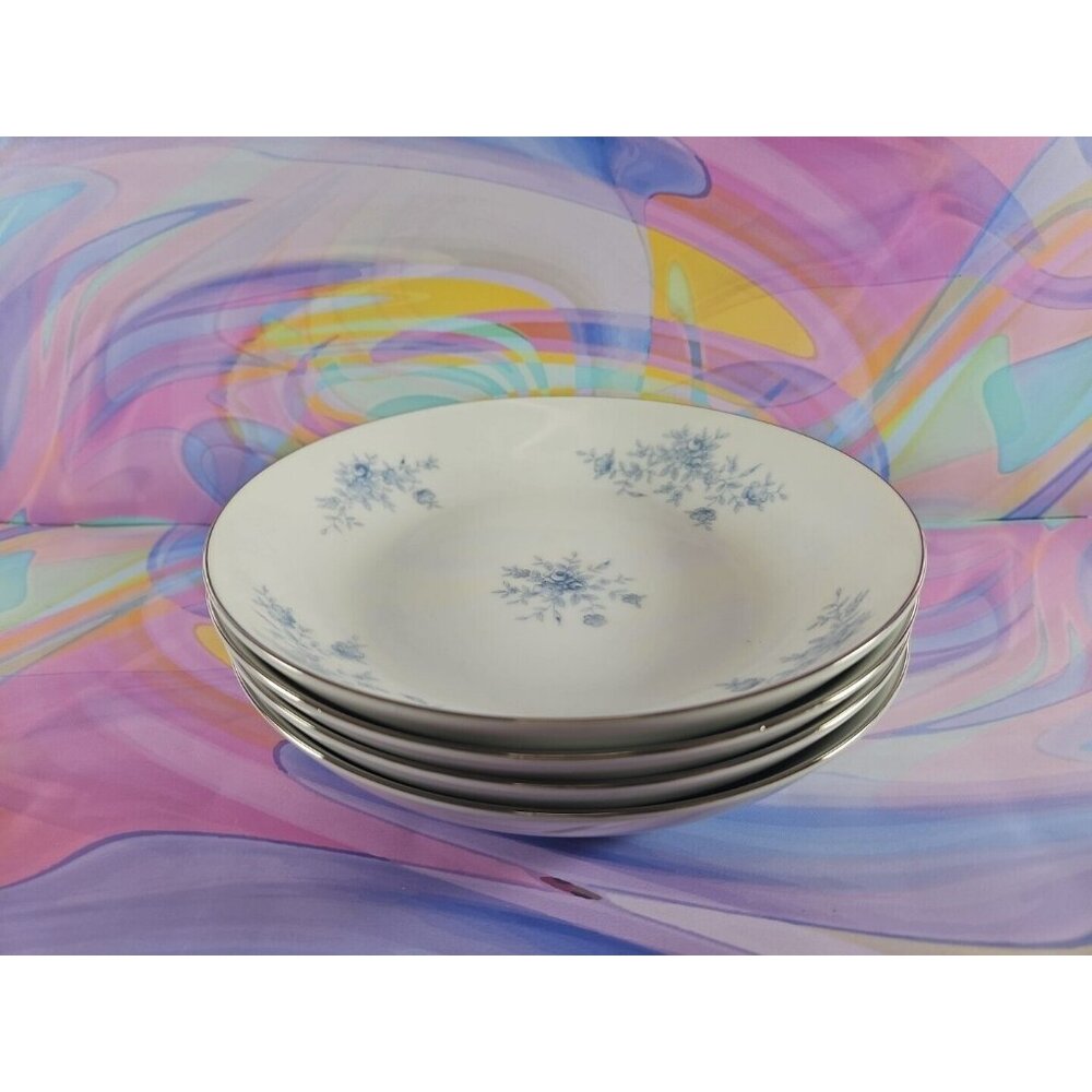 Set of 4 Crown Empire 7.5'' Fine China Dishes Made in Japan